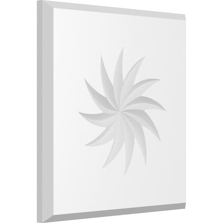 Ekena Millwork Standard Sedgwick Spiral Rosette With Beveled Edge, 7"W x 7"H x 1/2"P ROSP070X070X050SDG13